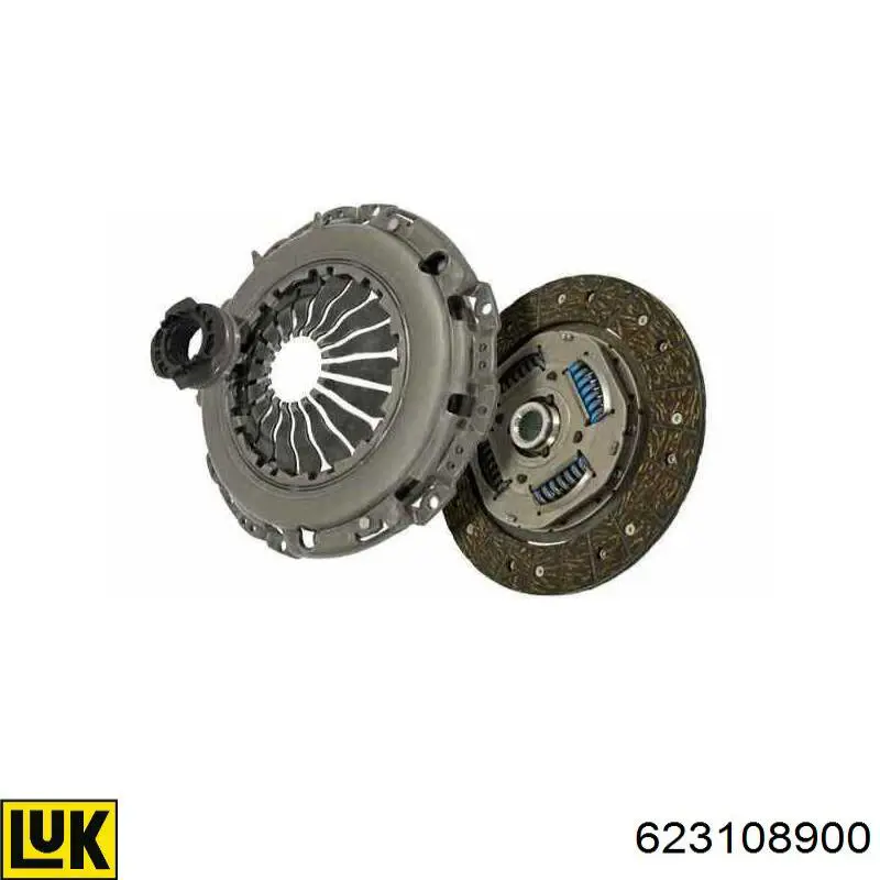 Комплект сцепления (3 части) LUK 623108900 цена, от 165.26 USD