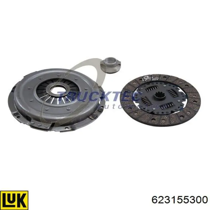 Kit de embraiagem (3 peças) LUK 623155300 preço, a partir de 265,48 USD