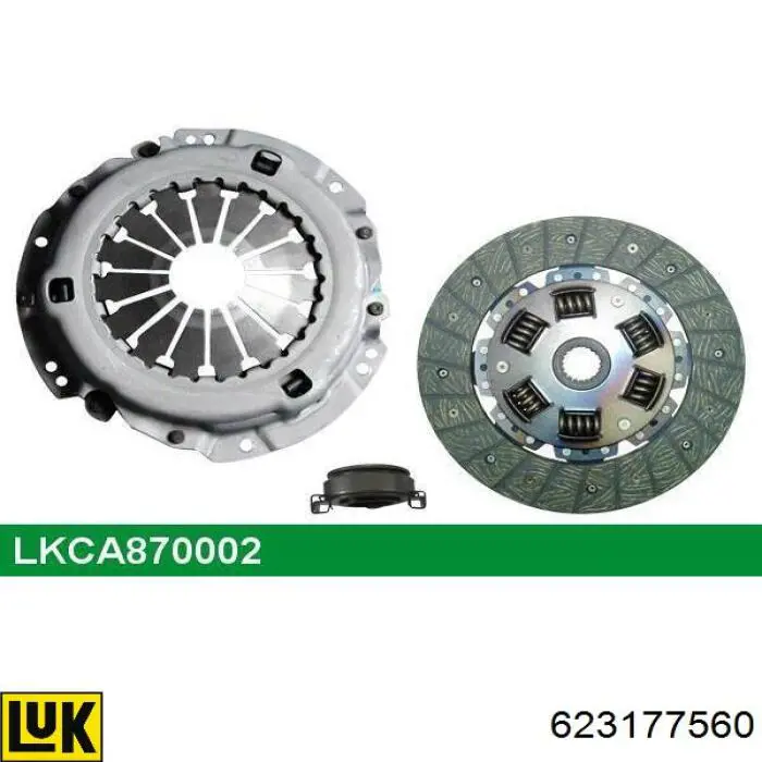 Комплект сцепления (3 части) LUK 623177560 цена, от 139.90 USD