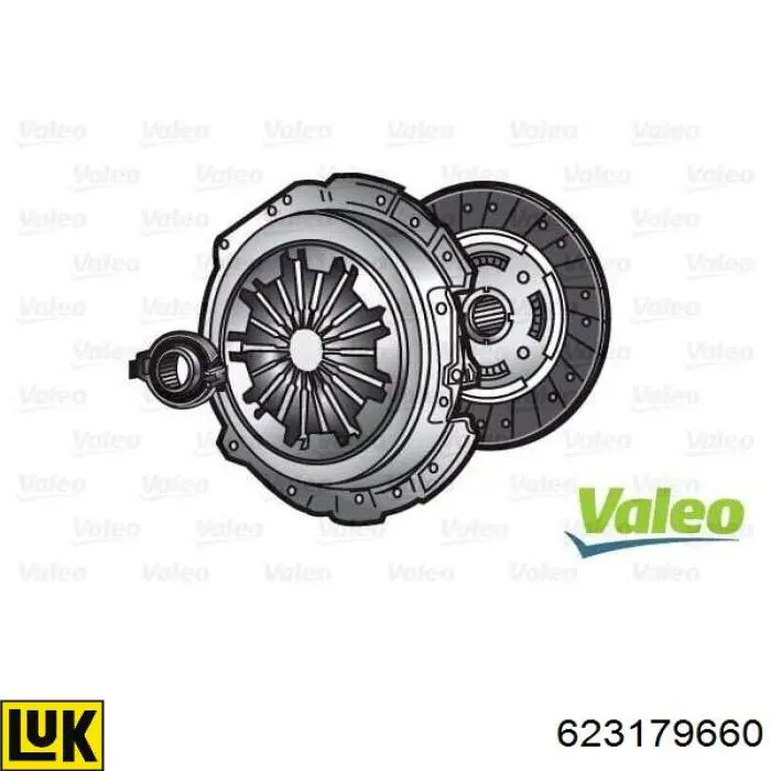 Комплект сцепления (3 части) VALEO MBK136 цена, от 113.78 USD