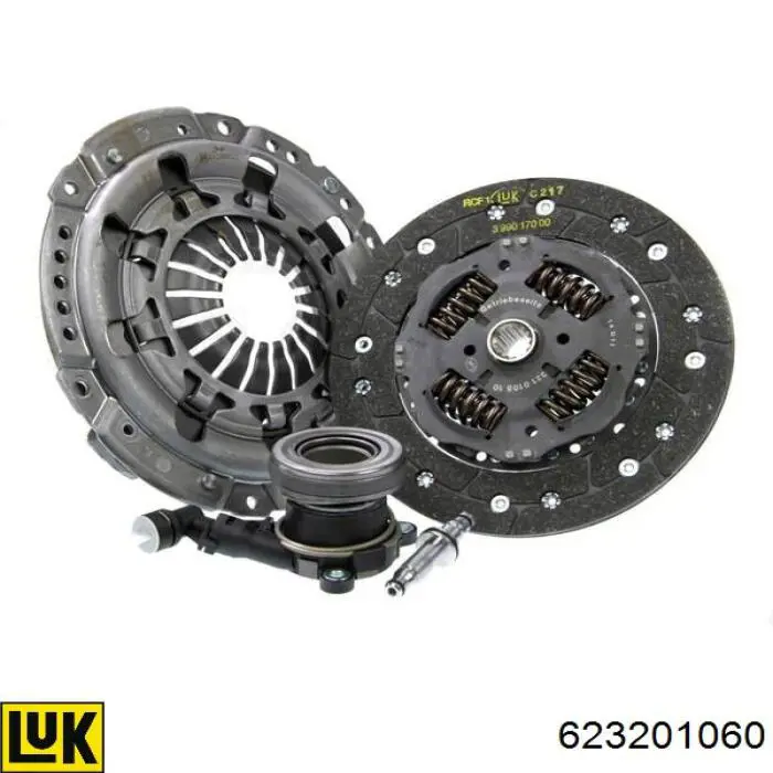 Комплект сцепления (3 части) LUK 623201060 цена, от 206.47 USD