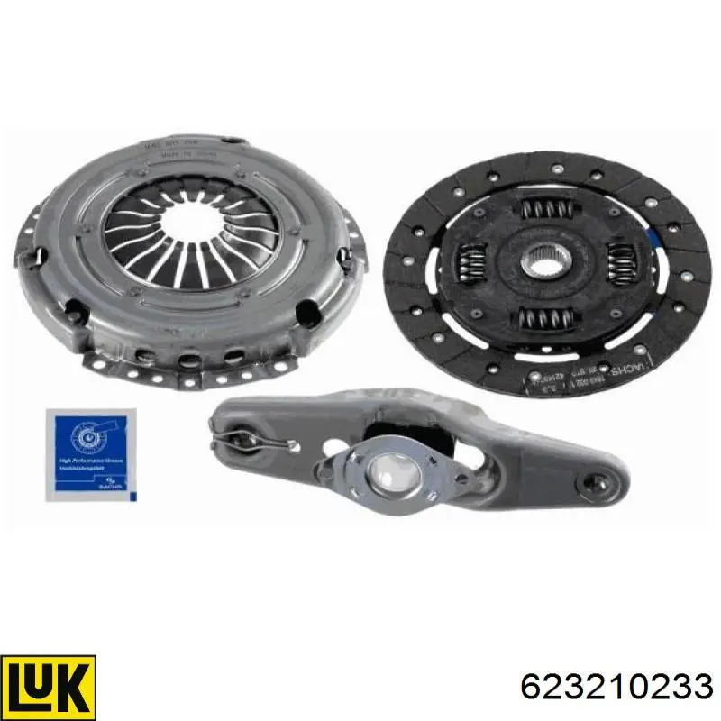 Комплект сцепления (3 части) LUK 623210233 цена, от 390.44 USD