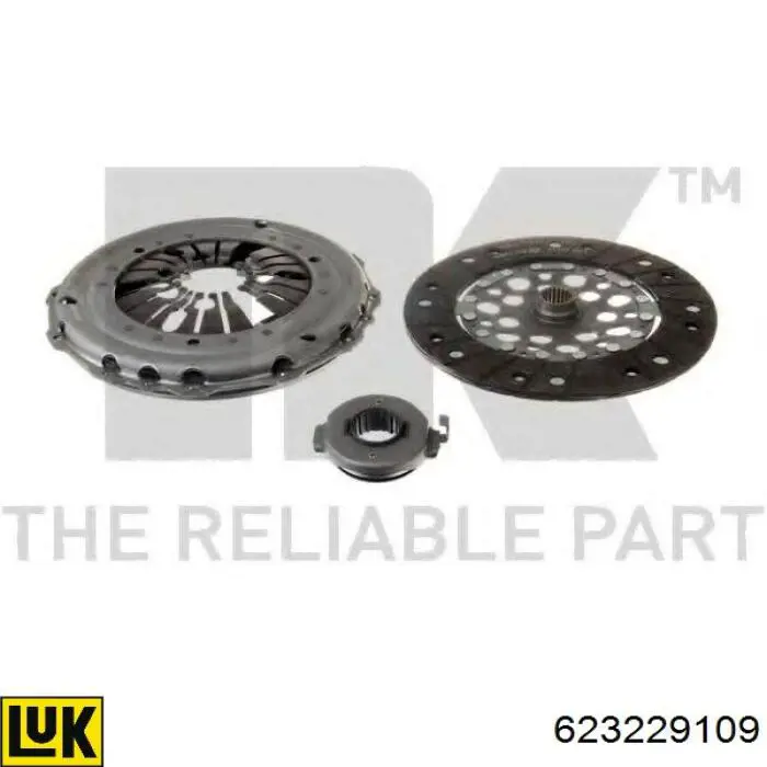 Купить 7701205091 Renault (RVI) Комплект сцепления (диск, корзина, подшипник)