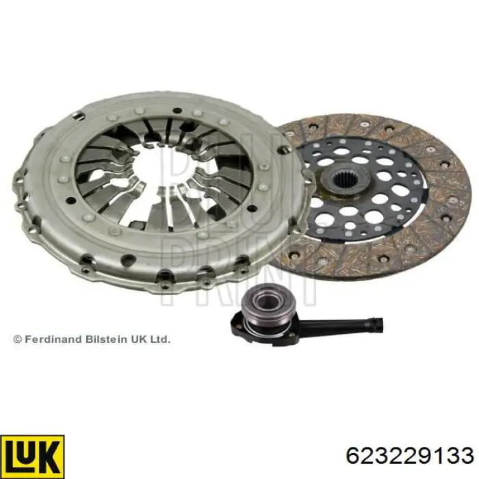 Комплект сцепления (3 части) LUK 623229133 цена, от 182.05 USD