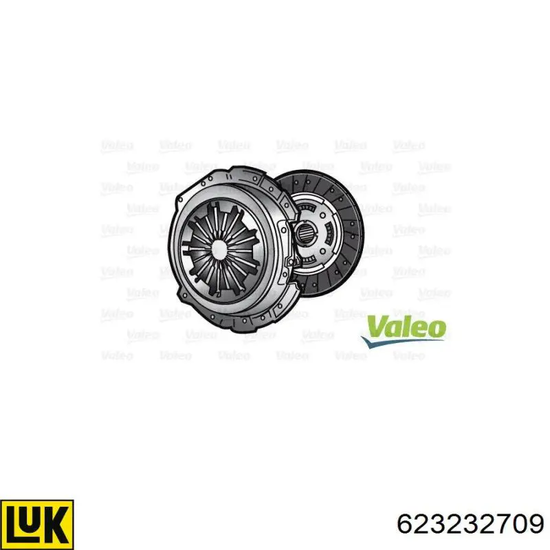Комплект сцепления (3 части) LUK 623232709 цена, от 189.99 USD