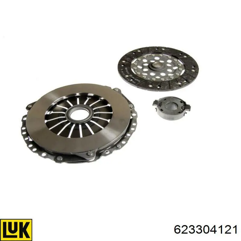 Комплект сцепления (3 части) LUK 623304121 цена, от 92.72 USD