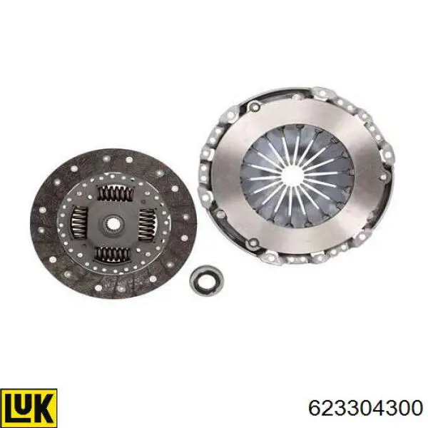 Комплект сцепления (3 части) LUK 623304300 цена, от 131.83 USD