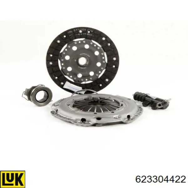 Комплект сцепления (3 части) LUK 623304422 цена, от 232.02 USD