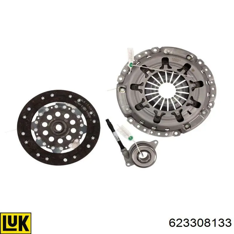 Комплект сцепления (3 части) LUK 623308133 цена, от 258.94 USD