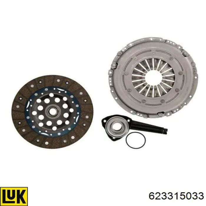 Комплект сцепления (3 части) LUK 623315033 цена, от 202.99 USD