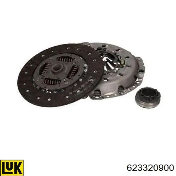 Комплект сцепления (3 части) LUK 623320900 цена, от 218.91 USD