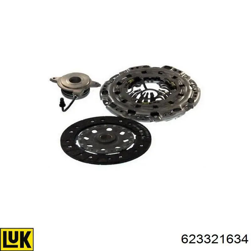 Комплект сцепления (3 части) Mercedes A0242509601 цена, от 464.03 USD