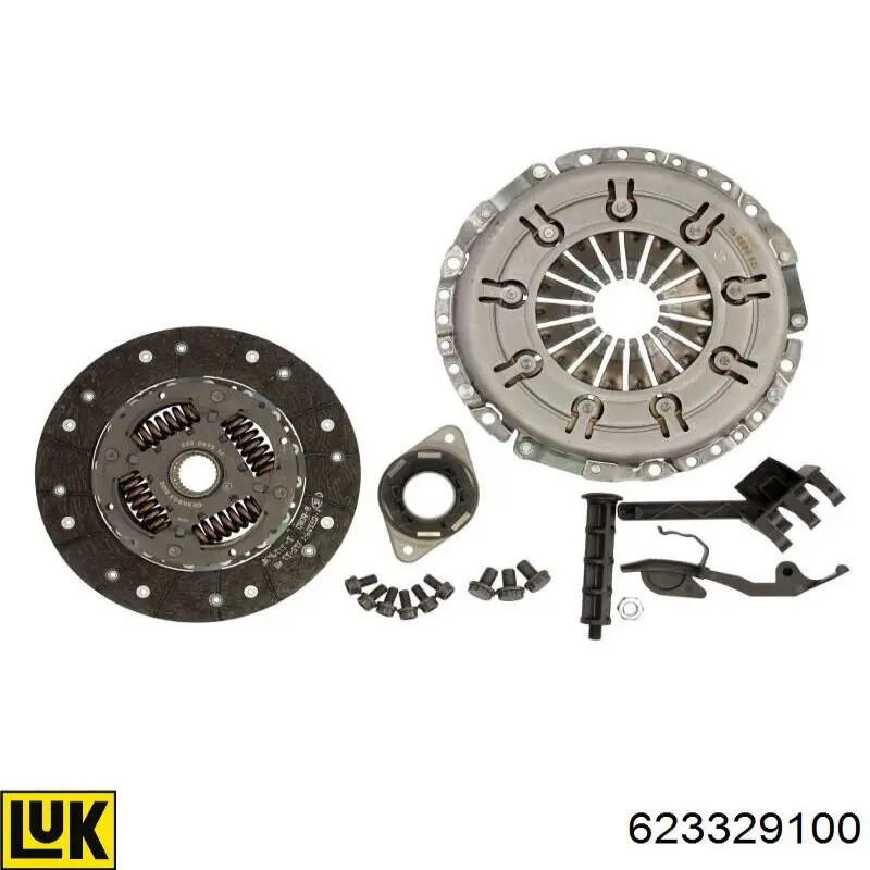 Комплект сцепления (3 части) LUK 623329100 цена, от 381.50 USD