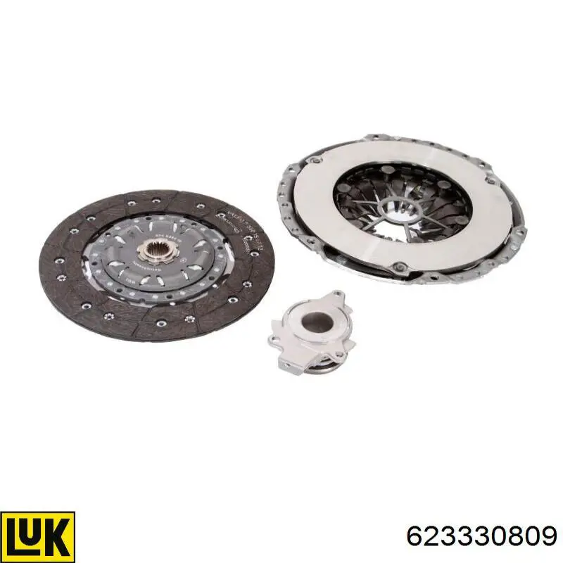 Комплект сцепления (3 части) LUK 623330809 цена, от 150.08 USD
