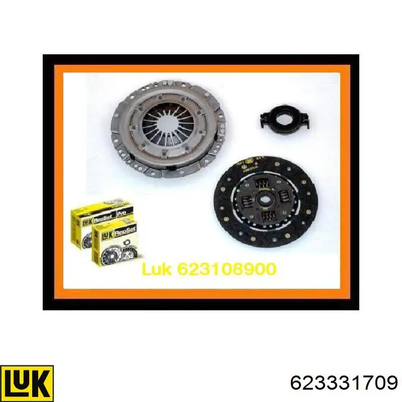 Комплект сцепления (3 части) LUK 623331709 цена, от 113.98 USD