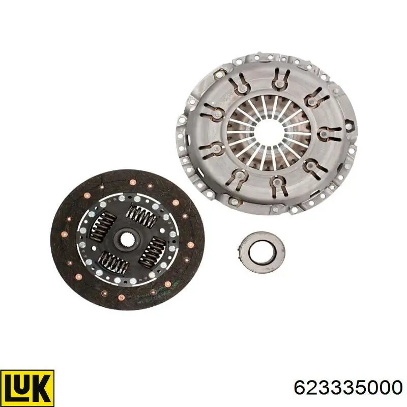 Комплект сцепления (3 части) LUK 623335000 цена, от 208.07 USD