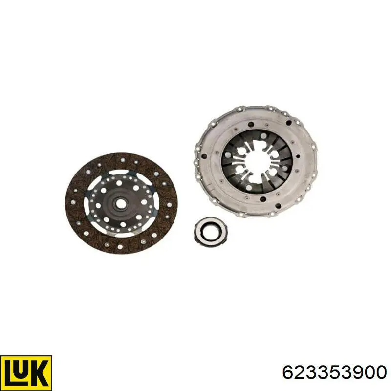 Комплект сцепления (3 части) LUK 623353900 цена, от 161.84 USD