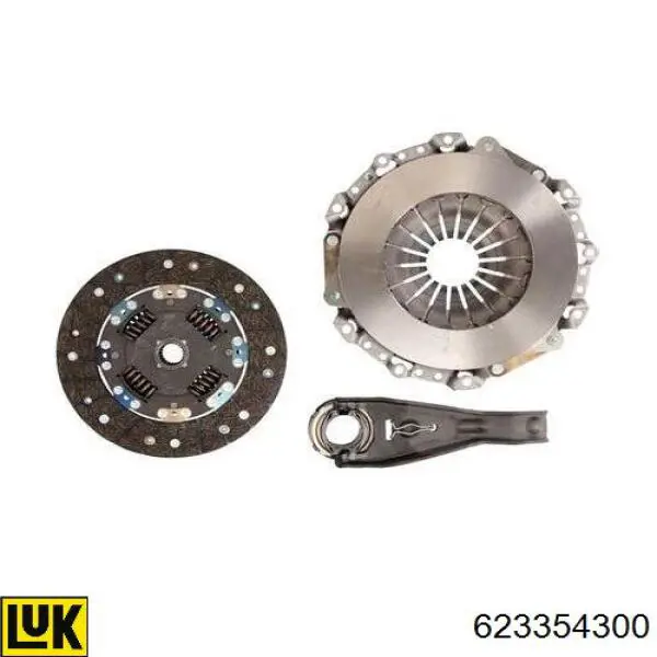 Kit de embraiagem (3 peças) 623354300 LUK