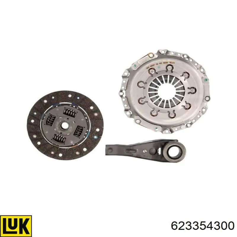 Kit de embraiagem (3 peças) LUK 623354300