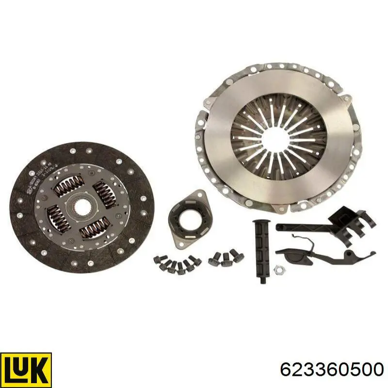 Комплект сцепления (3 части) LUK 623360500 цена, от 424.34 USD