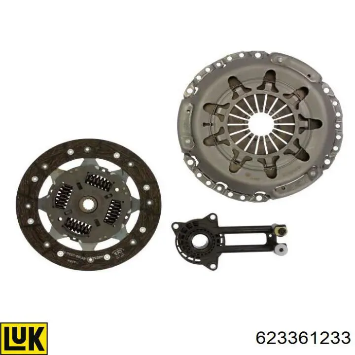Комплект сцепления (3 части) Ford 1789075 цена, от 227.91 USD