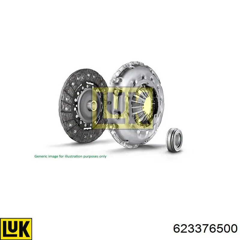 Комплект сцепления (3 части) LUK 623376500 цена, от 238.29 USD
