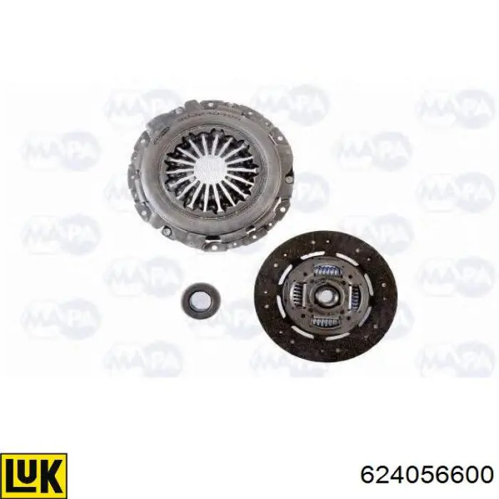 Комплект сцепления (3 части) LUK 624056600 цена, от 199.25 USD