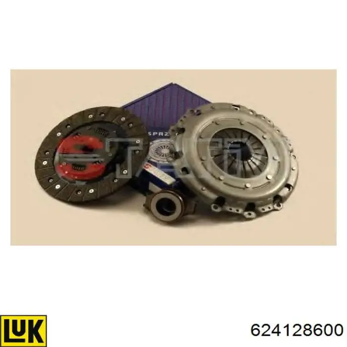 Комплект сцепления (3 части) LUK 624128600 цена, от 107.55 USD