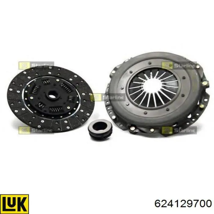 Купить 88VX7L596BA Ford Комплект сцепления (диск, корзина, подшипник)