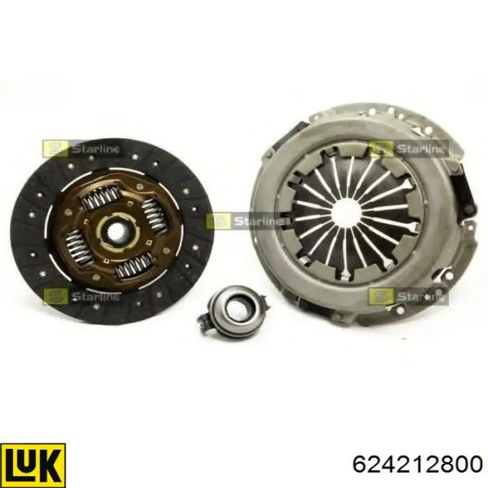 Комплект сцепления (3 части) LUK 624212800 цена, от 181.12 USD
