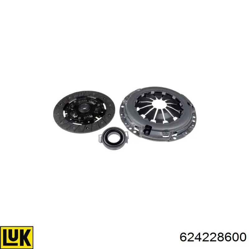 Комплект сцепления (3 части) LUK 624228600 цена, от 237.76 USD