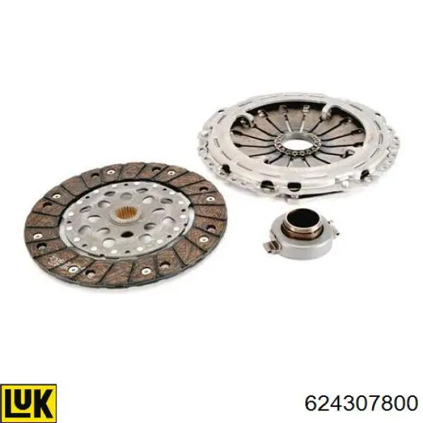 Комплект сцепления (3 части) LUK 624307800 цена, от 187.18 USD
