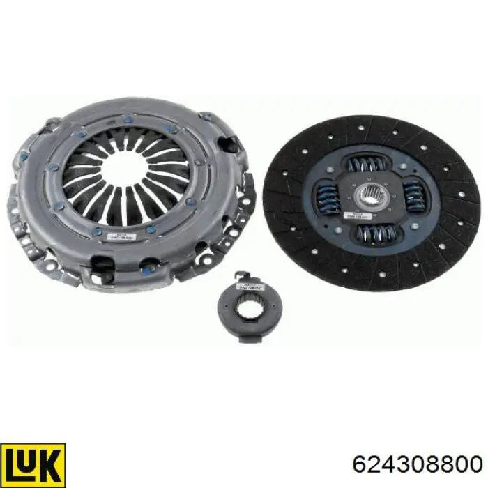 Комплект сцепления (3 части) LUK 624308800 цена, от 191.03 USD