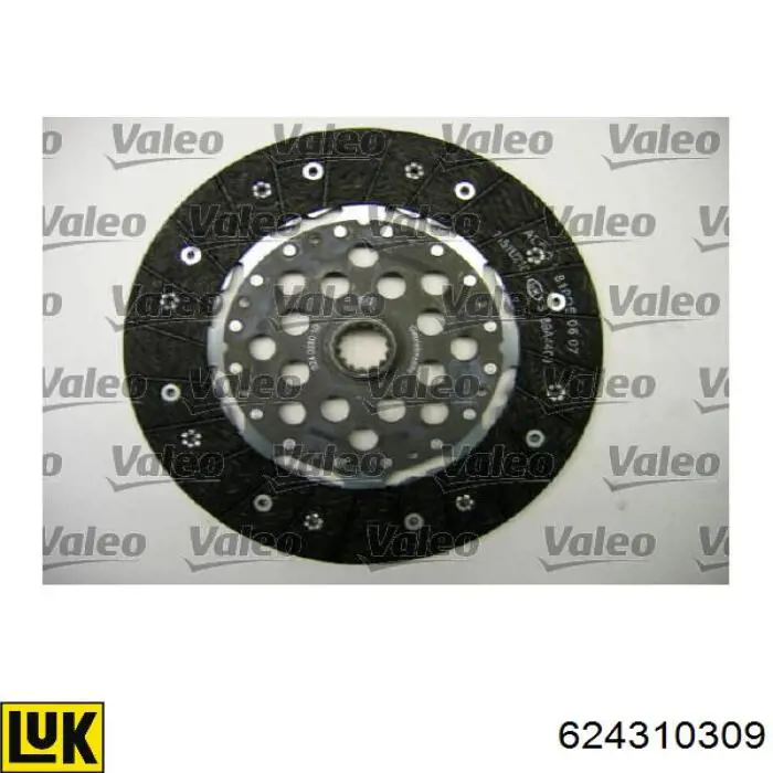 Комплект сцепления (3 части) LUK 624310309 цена, от 211.51 USD