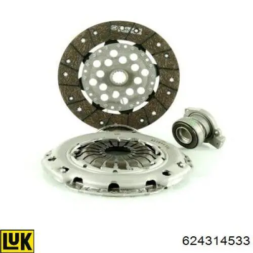 Комплект сцепления (3 части) LUK 624325134 цена, от 302.81 USD