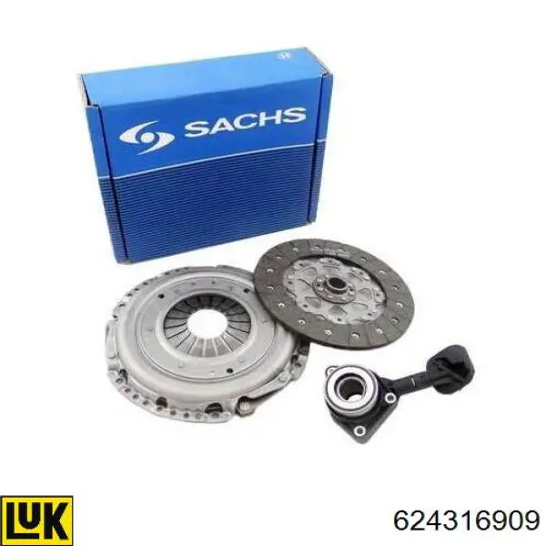Комплект сцепления (3 части) Opel 6606002 цена, от 340.70 USD