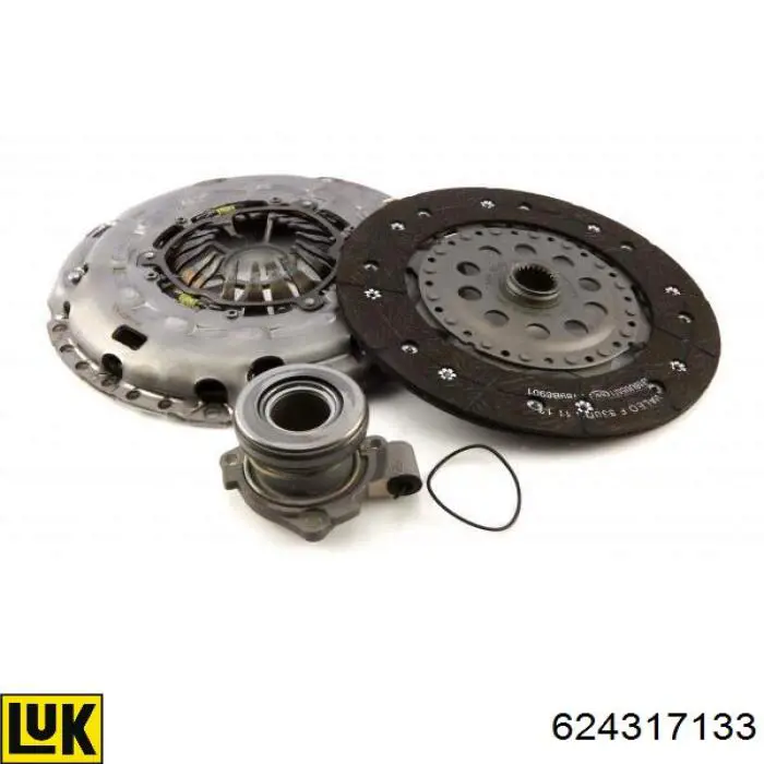 Комплект сцепления (3 части) LUK 624317133 цена, от 319.76 USD