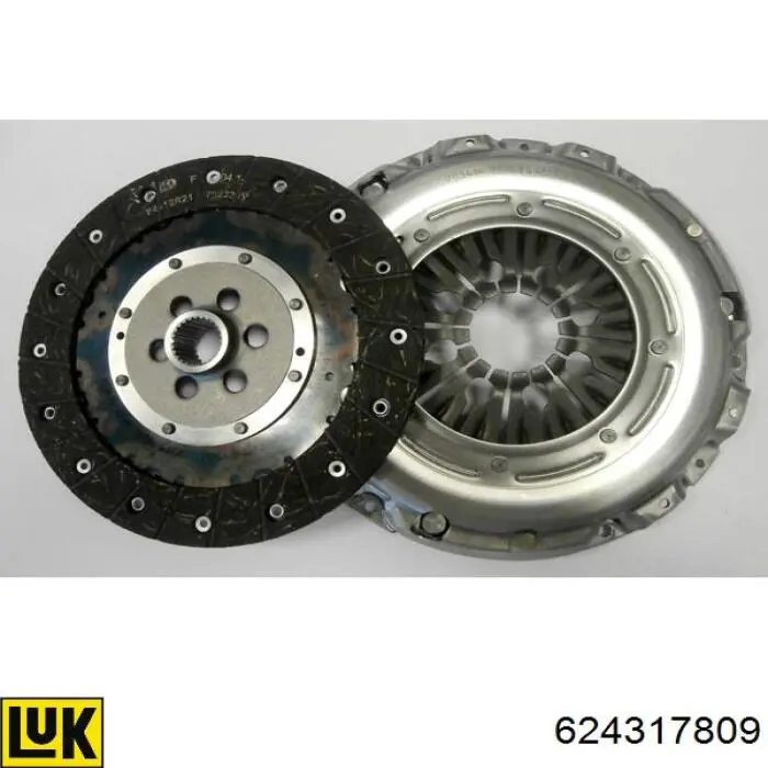 Комплект сцепления (3 части) LUK 624317809 цена, от 250.11 USD