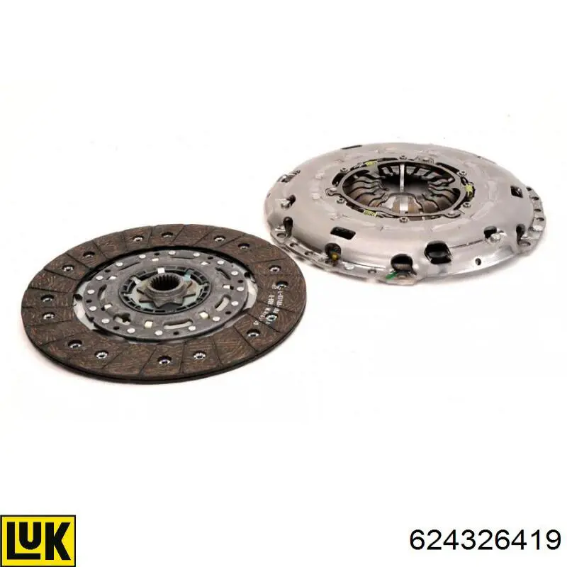 Комплект сцепления (3 части) LUK 624326419 цена, от 225.04 USD