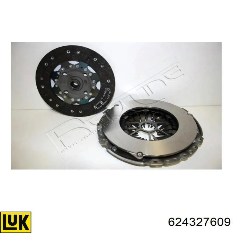 Комплект сцепления (3 части) LUK 624327609 цена, от 278.82 USD