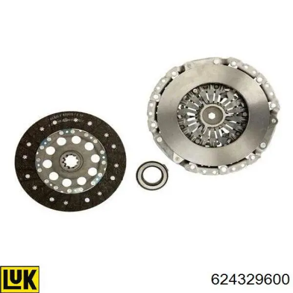 Комплект сцепления (3 части) LUK 624329600 цена, от 211.37 USD