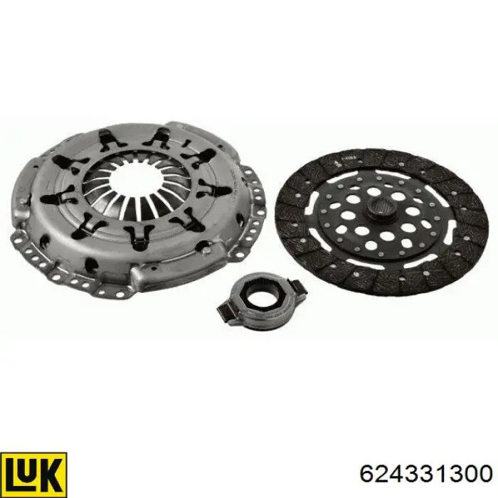 Комплект сцепления (3 части) LUK 624331300 цена, от 224.44 USD