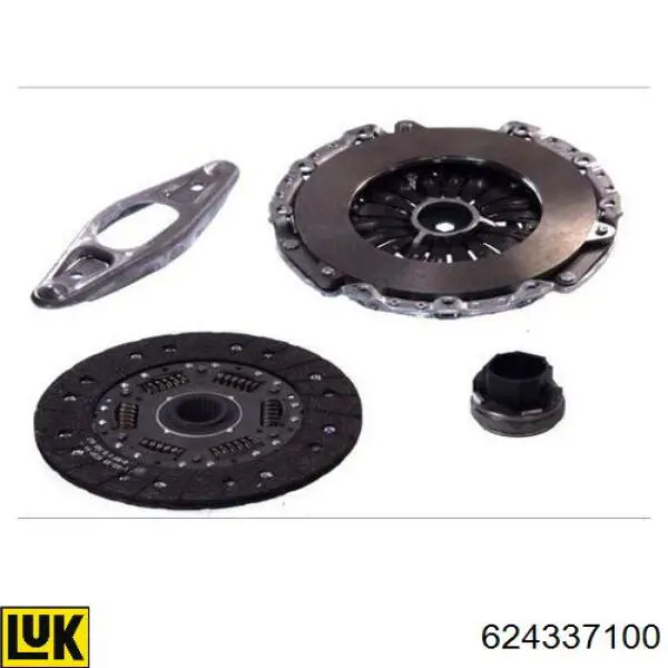 Комплект сцепления (3 части) LUK 624337100 цена, от 242.23 USD
