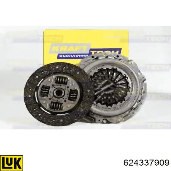 Купить 624337909 LUK Комплект сцепления (диск, корзина, подшипник)