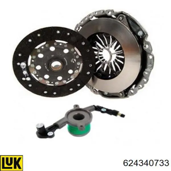 Комплект сцепления (3 части) LUK 624340733 цена, от 454.95 USD
