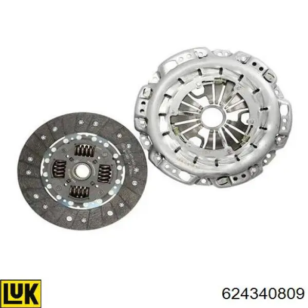 Комплект сцепления (3 части) LUK 624340809 цена, от 276.18 USD