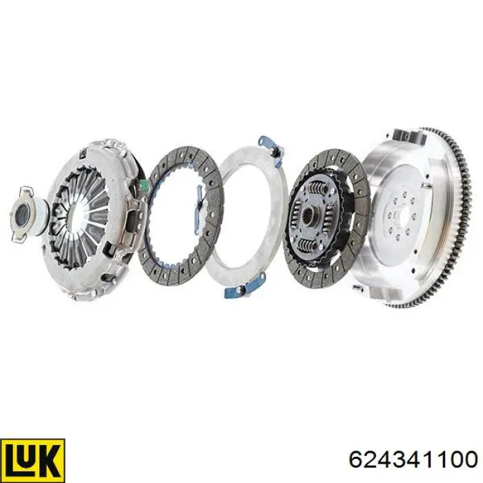 Комплект сцепления (3 части) LUK 624341100 цена, от 178.92 USD