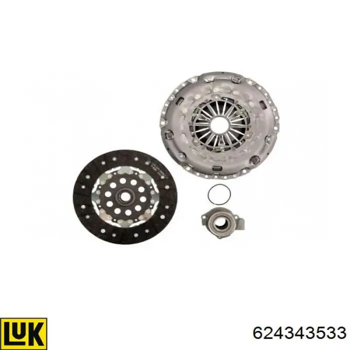 Комплект сцепления (3 части) General Motors 664138 цена, от 359.77 USD