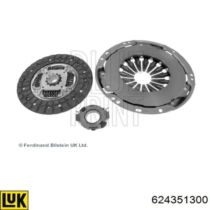 Комплект сцепления (3 части) LUK 624351300 цена, от 275.75 USD
