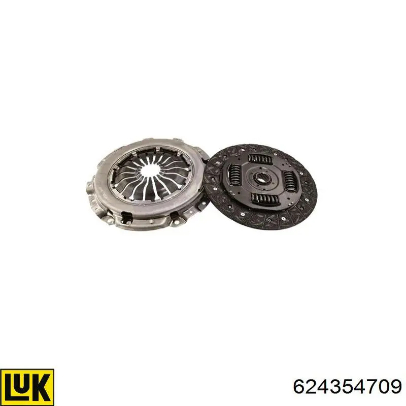 Комплект сцепления (3 части) LUK 624354709 цена, от 174.27 USD